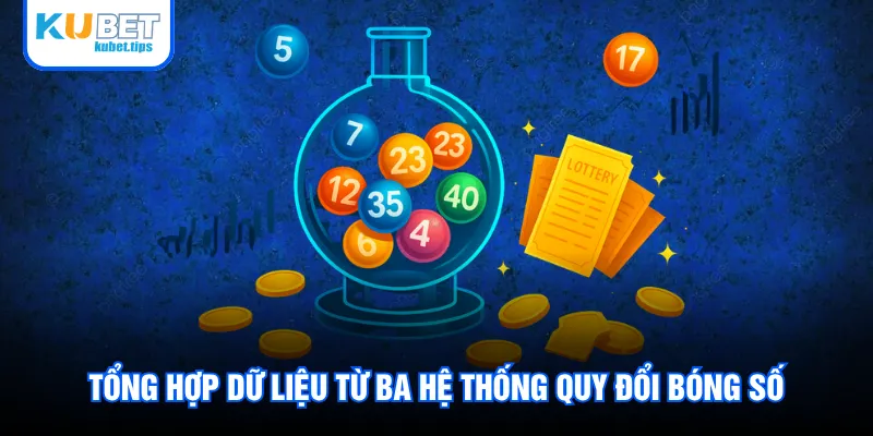 Tổng hợp dữ liệu từ ba hệ thống quy đổi bóng số Tổng hợp dữ liệu từ ba hệ thống quy đổi bóng số